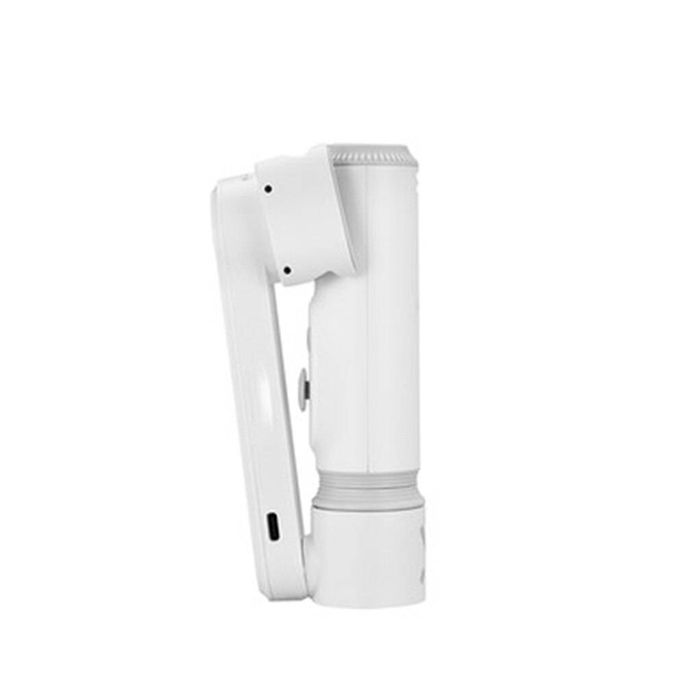 Snabb släppbar bärbar vikbar smartphone selfie stick anti-shake handhållen utomhus gimbal stabilisator live-sändning universal - Vit.