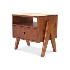 Latour sängbord brun - Brun (B: 58 x D: 45 x H: 55,5 cm)