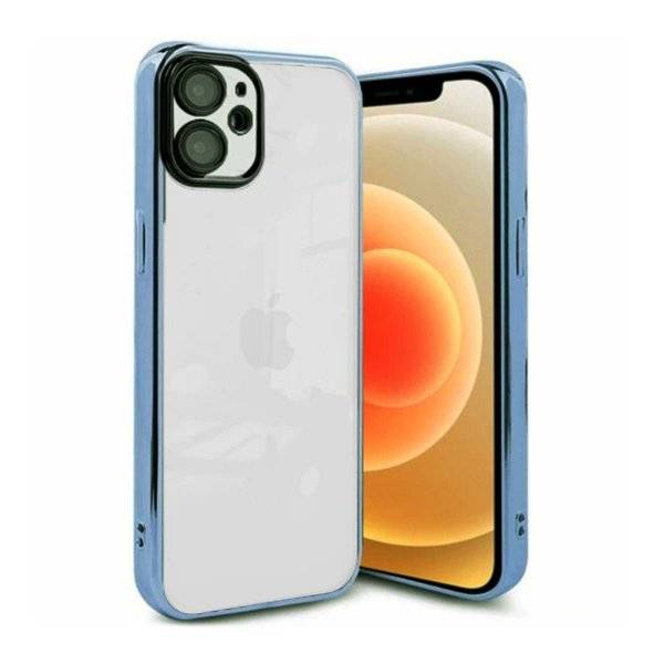 iPhone 11 Cover Glitter Gennemsigtig Stødresistent Blå
