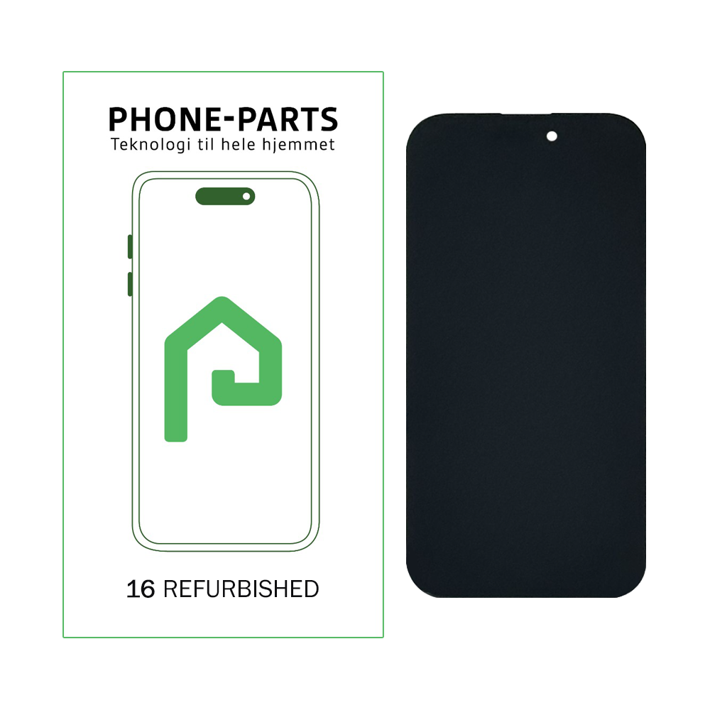 iPhone 16 skærm - Original OLED (Refurbished).