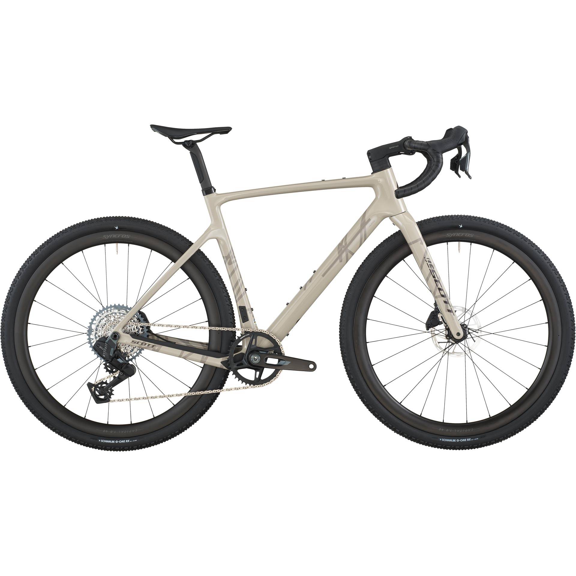 Scott Addict 2026 - SRAM Rival XPLR AXS 1x12sp - Syncros Capital 1.0 40 Carbon - 043 / m / taupe beige (m)