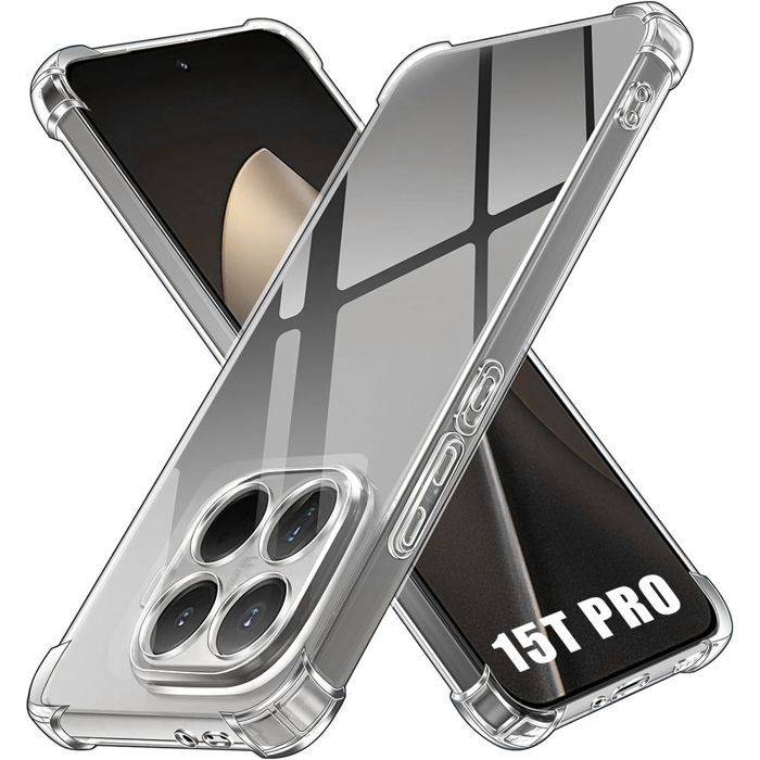 Coque de protection - E.F.Connection - Xiaomi 15T Pro - Antichoc - Transparent - Souple