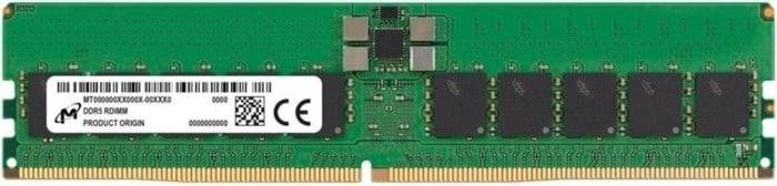 Micron RDIMM DDR5 32GB 2Rx8 6400MHz PC5-51200 ECC MTC20F2085S1RC64BR