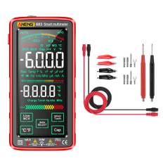 ANENG 683 Digital Multimeter with Combination Cable Red