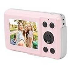 Digitalkamera, 1080P-Kamera, Digital Point and Shoot-Kamera med 16X Zoom Anti Shake, Kompakt Liten Kamera för Pojkar Flickor Barn, Bärbar Kamera för Fotograferingsvideo (Rosa)