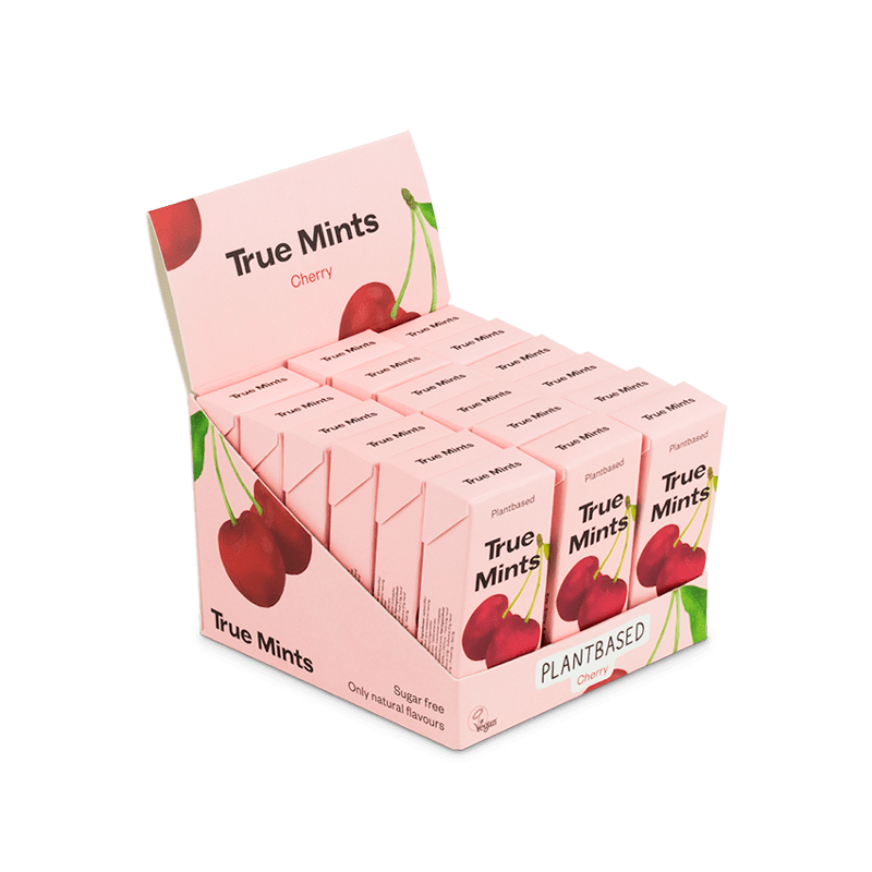 Kirsebær Pastiller Kasse - 18 pk.