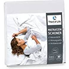 Madrasskydd 60x120 | Hygieniskt och andningsbart madrassöverdrag | Allergivänligt madrasskydd | 100% vattentät | Dermatologiskt testad | Optimalt skydd mot kvalster 60 x 120 cm