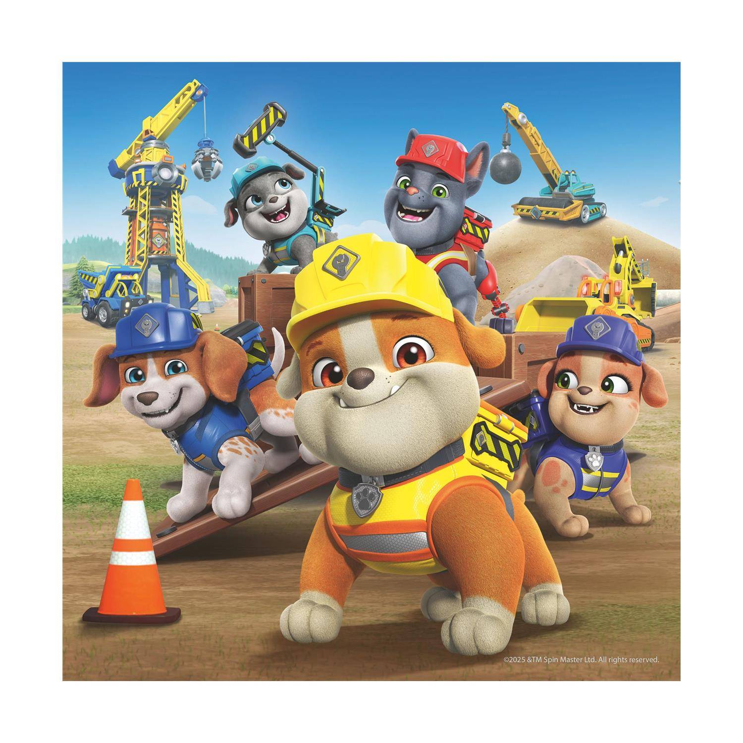 Puzzle: Rubble & Crew (3x49pcs)