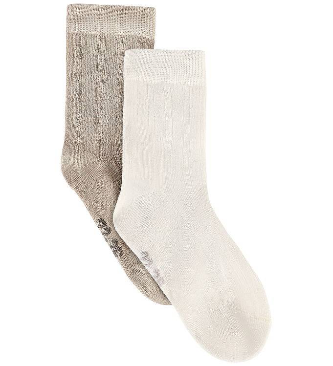 Minymo Strømper - 2-pak - Light Taupe - Minymo - 31/34 - Strømper