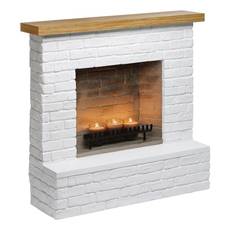 Elkamin Tagu Rolf Ljus Eldstad ZenFlame Ren vit - Vit