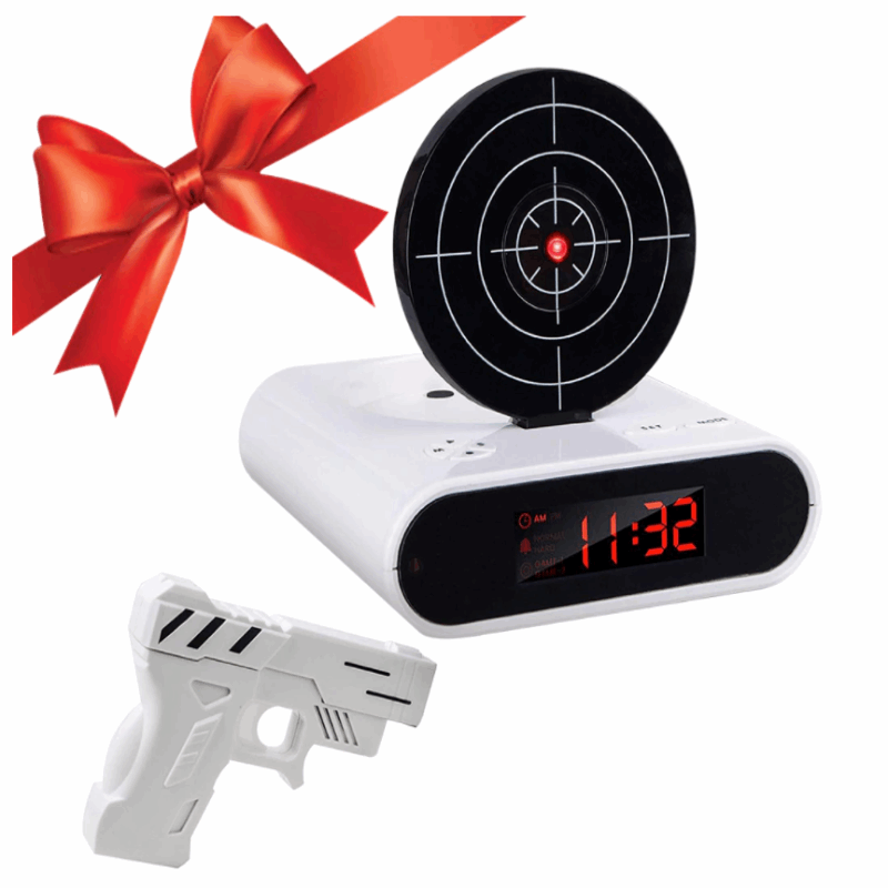 Gun Alarm Clock vækkeur og alarm