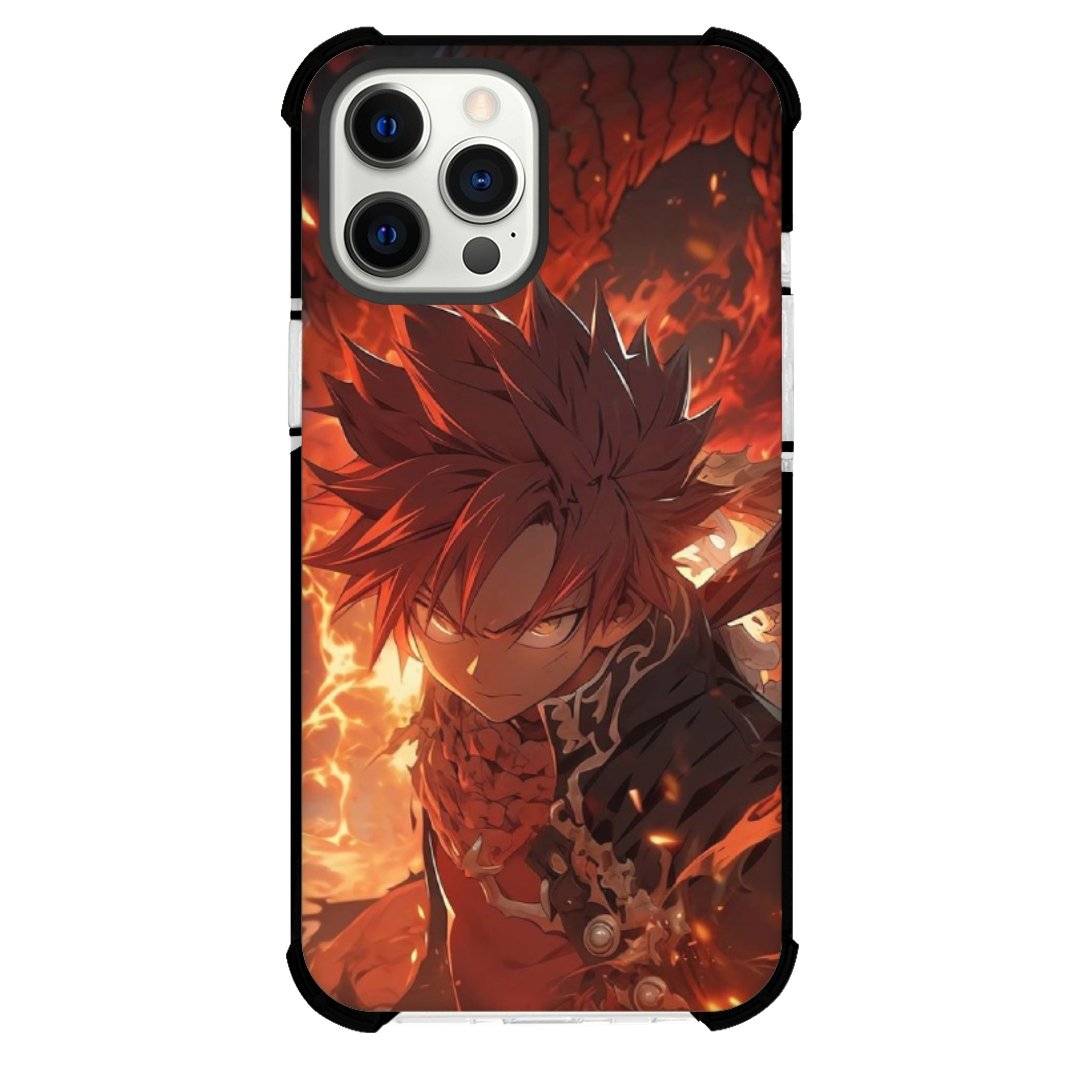 Fairy Tail Natsu Dragneel Case For iPhone Samsung Galaxy Pixel OnePlus Vivo Xiaomi Asus Sony Motorola Nokia - Natsu Dragneel Burn Portrait.
