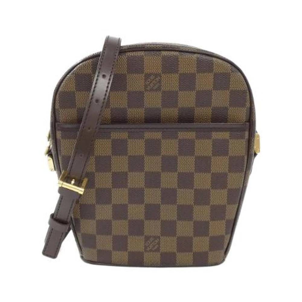 Louis Vuitton Vintage Pre-owned Ipanema Damier Coated Canvas Skuldertaske - Vintage - Dame - Brun - ONE SIZE - Uld