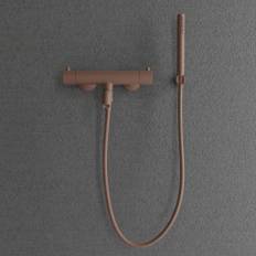 Scandtap badkarsblandare med handdusch och väggfäste pleasure 4 rost