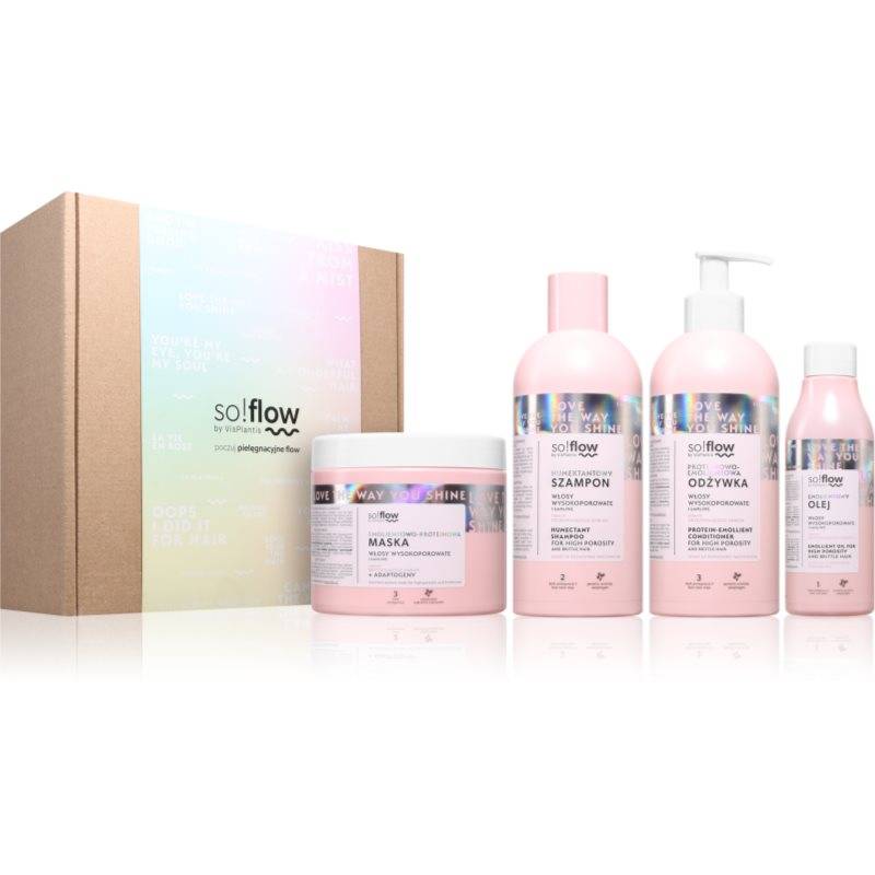 so!flow High Porosity Hair Set Gavesæt Til skørt og stresset hår - 4 kg