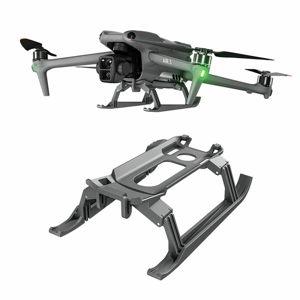 STARTRC Fällbar Utökad Höjd Landningsställ Skidben Skydd Stöd för DJI AIR 3 RC Drone Quadcopter