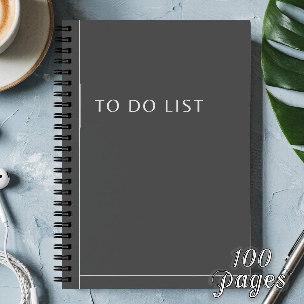 1pc Undated Daily Planner And Schedule Organizer, Aesthetic Productivity Journal For Women Men, To-do List Spiral Notebook For Work, Minimalist Office School Supplies, Office Planners