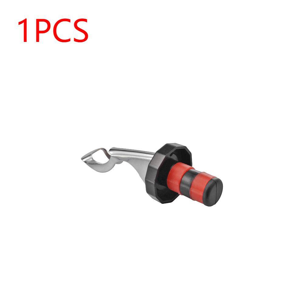 1-8pcs Press Wine Stopper Vacuum Sealed Plug Wine Bottle Stopper Wine Saver Caps Barware Kitchen Tools Wine Bottle Stopper