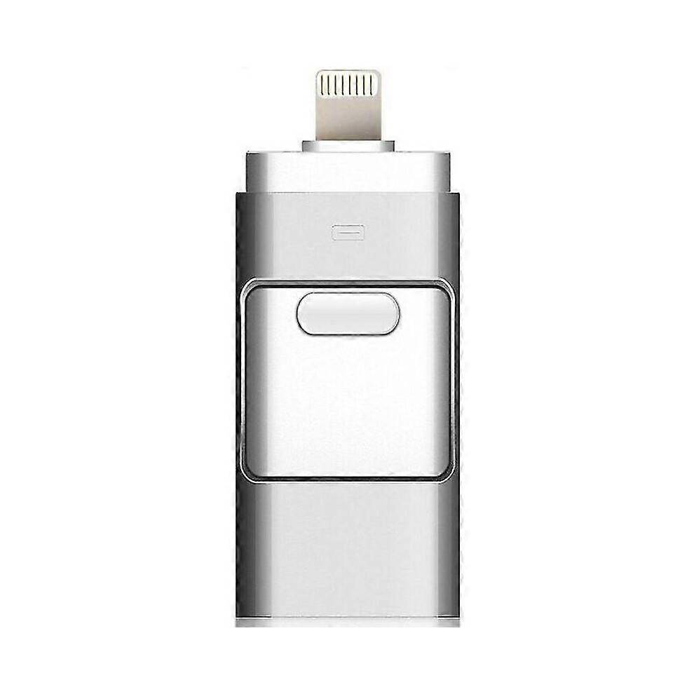 (64 GB, Silver) Lebanghui 3 In 1 Usb Flash Drive Expansion Memory Stick Otg Pendrive For Iphone Ipad Android Pc