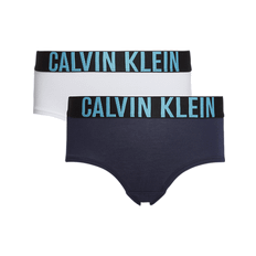 Calvin Klein 2-pak Hipster Black Iris/ White Pige - Legekammeraten.dk