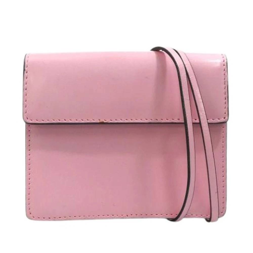 Prada Vintage Pre-owned Pochette - Vintage - Dame - Lyserød - ONE SIZE - Læder