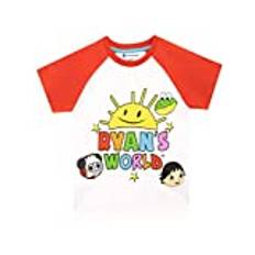 Ryan's World Pojkar T-Shirt Vit 116