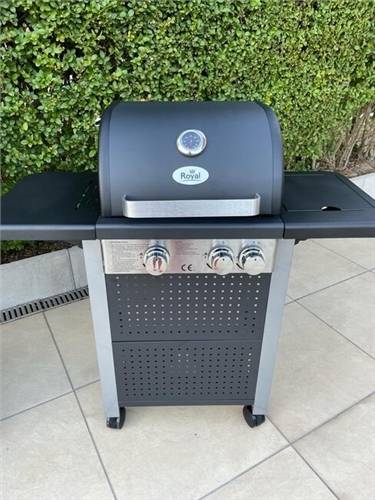 Royal Outdoor Deluxe BBQ 2+1 Side Burner