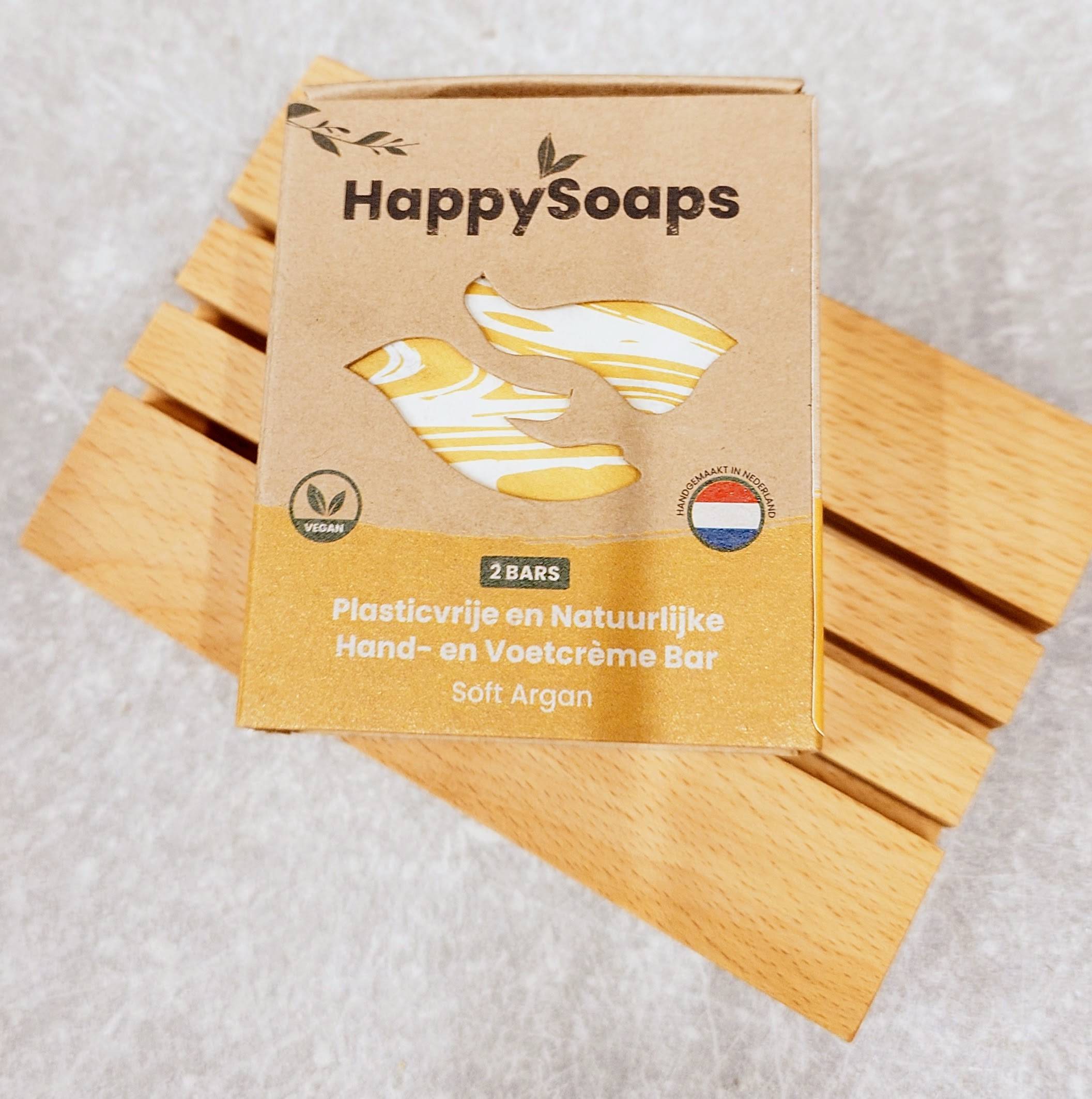 Hand & Fotkräm Bar– Soft Argan från Happy Soaps 40g