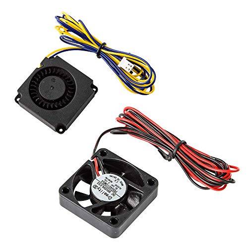 Creality 3D original 3D-skrivarfläkt 4010 fläkt 40 x 40 x 10 mm 24 V DC-fläkt och 24 V cirkulationsfläkt för Creality Ender-3 och Ender-3 Pro