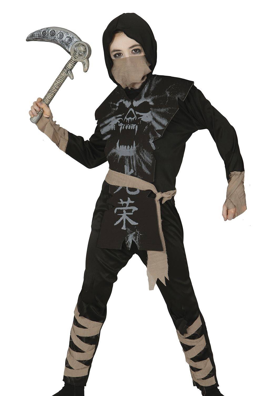 Ninja kostume 3-4 år.