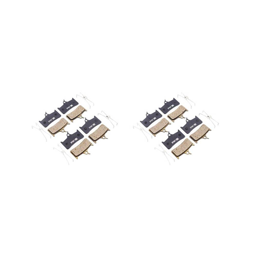 8 Pairs Bicycle Disc Brake Pads for HOPE DH4 E4 M4 and for M755 DH Caliper,Sport EX Class,Resin