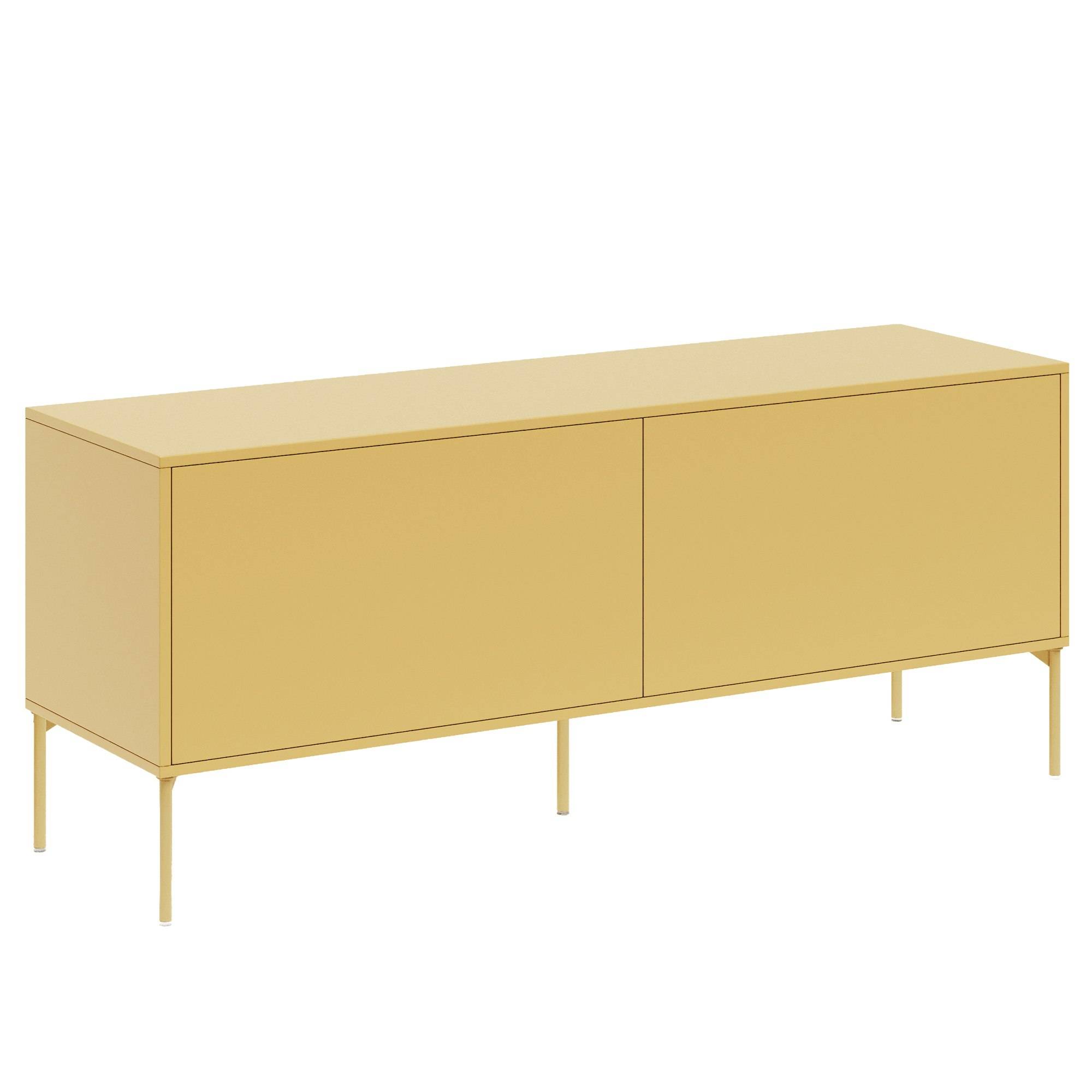 Department Bloc Tv-bänk 136 Cm Sand Yellow - Tv-bänkar & mediabänkar Stål Sandgul - 7340149808338