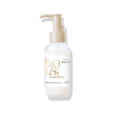 Kose - Salon Style Bioliss Pure Retouch Inner Repair Hair Milk - 120ml - No Color