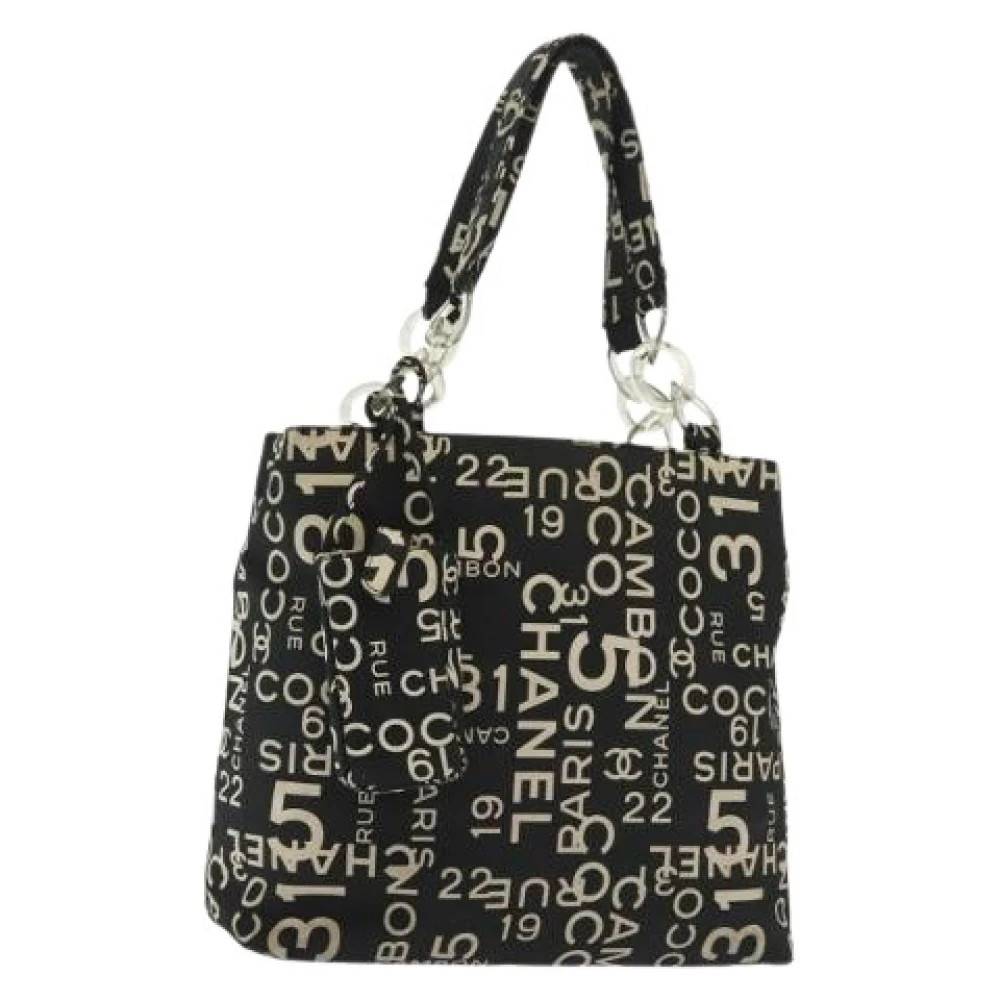 Chanel Vintage Pre-owned Canvas chanel-tasker - Vintage - Dame - Sort - ONE SIZE - Tyl