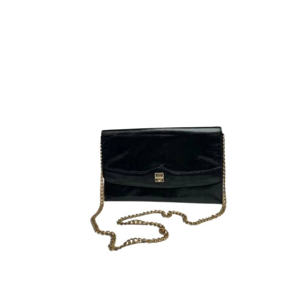 Givenchy Pre-owned Pre-owned Clutch - Vintage - Dame - Sort - ONE SIZE - Læder