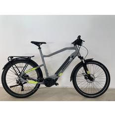 Haibike Trekking 6 500Wh High 2021 Cool Grey/Yellow XXL (64 cm) Grå Recycle - Elcykel-Recycle - Hybrid Elcykel-Recycle