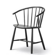 Fredericia Furniture J64 Chair 3064 Sort Ask