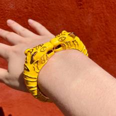 BIG Leopard Bangle Yellow