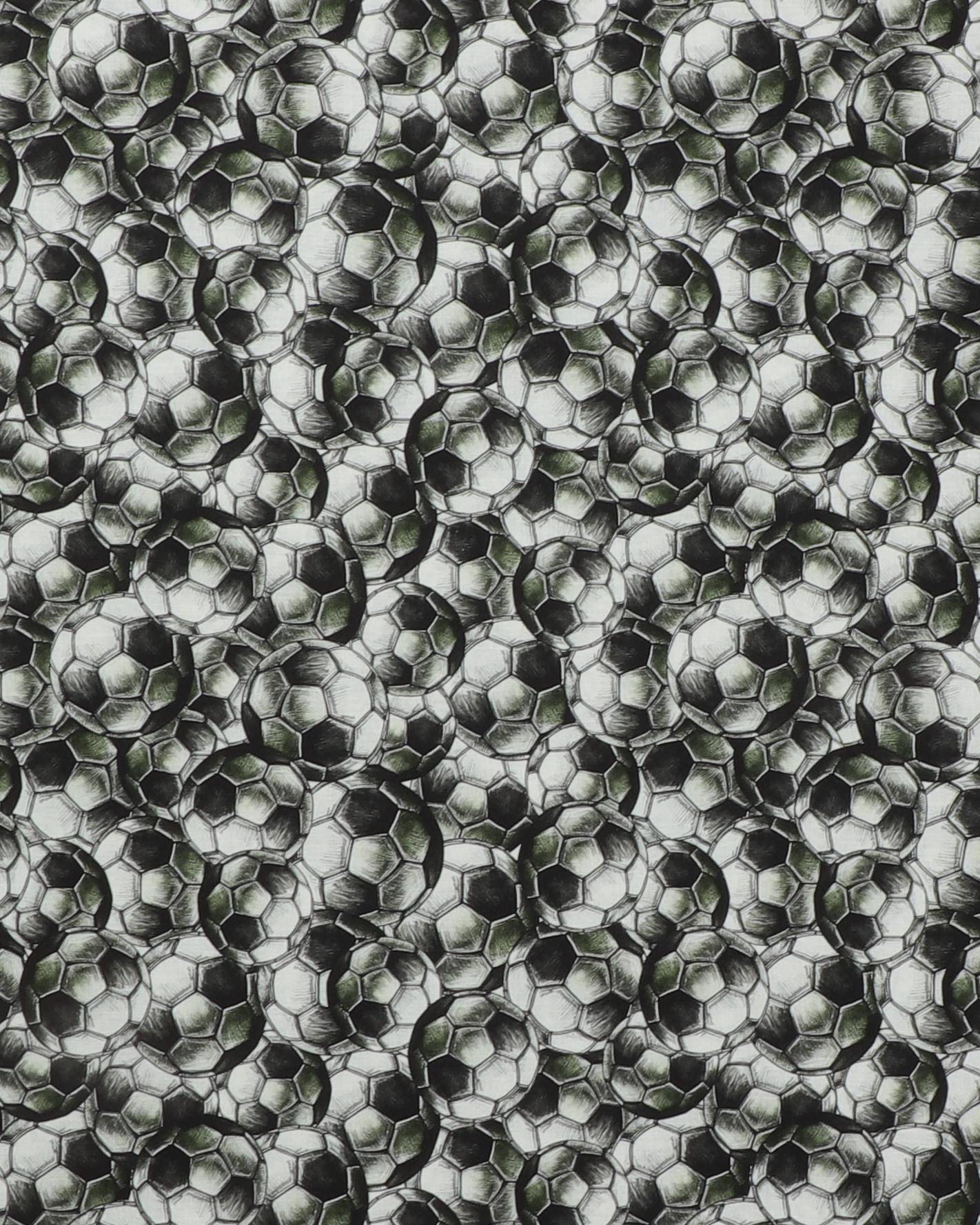 Fodbolde - Patchwork - 100% Bomuld