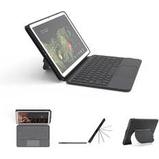 eip Magnetix Tastatur Hülle für Google Pixel Tablet 11" (2023), Verstellbarer Betrachtungswinkel, abnehmbar, kompatibel mit Lautsprecher-Dock, Hintergrundbeleuchtung in 7 Farben, DE-Layout