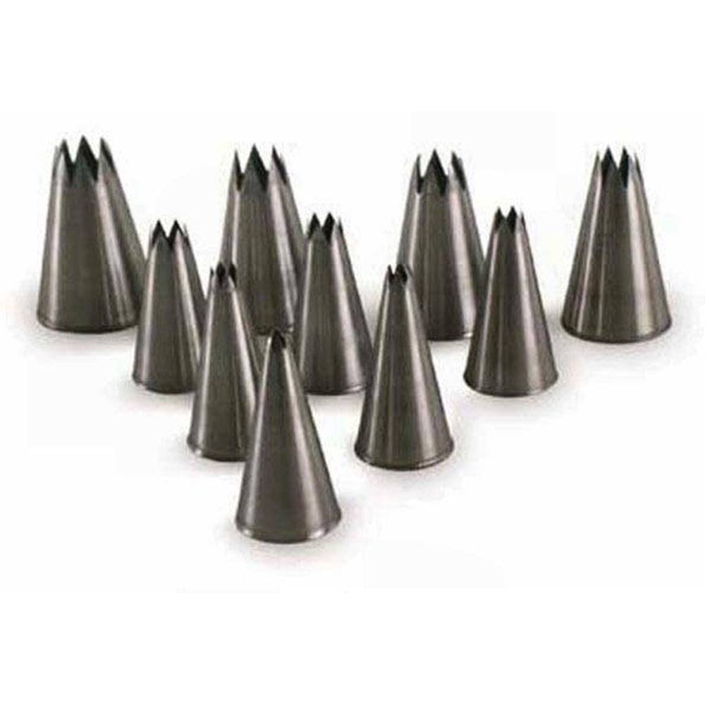 Tyll Rund stjärna 10-pack 4-15mm - BS10S - Metall
