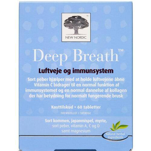 Deep Breath 60 tabletter - New Nordic