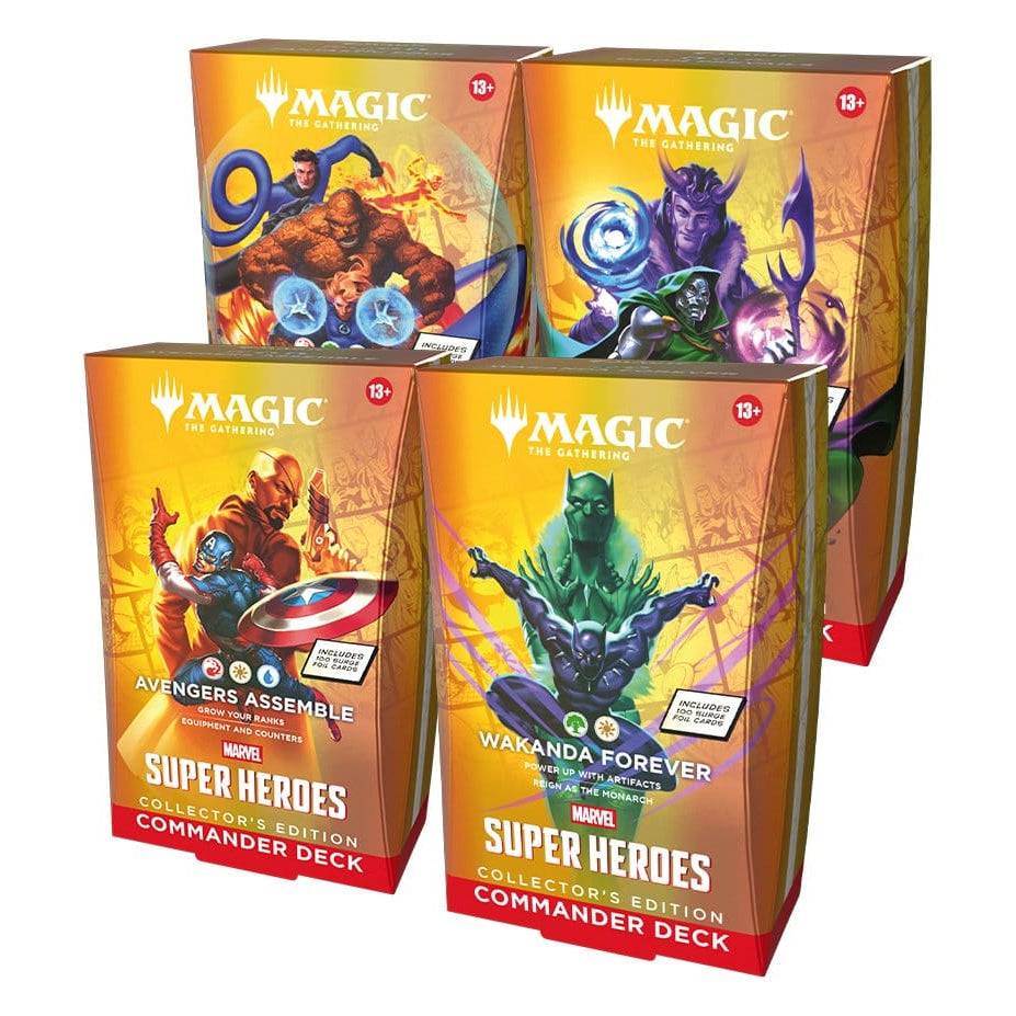 Magic the Gathering: Marvel Super Heroes Collector Edition Commander Deck - Fantastic Four / Brugtmoms