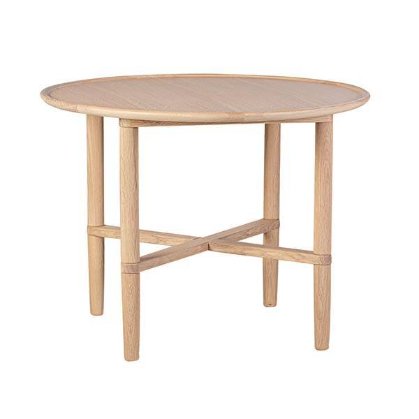 Haslev Opus sofabord rundt - eg - Ø 67 cm Sæbebehandlet eg