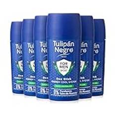 Tulipan Black, Sport For Men Deodorant Stick, 75 ml x6 units