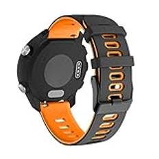 NRYCR Mjuk sport silikon bandremmar för Garmin Vivoactive 3/4 smart armband armband Forerunner 645 245 Venu 2Plus 20/22 mm, For Venu 2, Agat