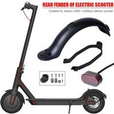 För xiaomi m365/ m365 pro elektrisk scooter bakskärm stänkskärm stöd bakljus 3 st kickscooter reservdelar tillbehör delar