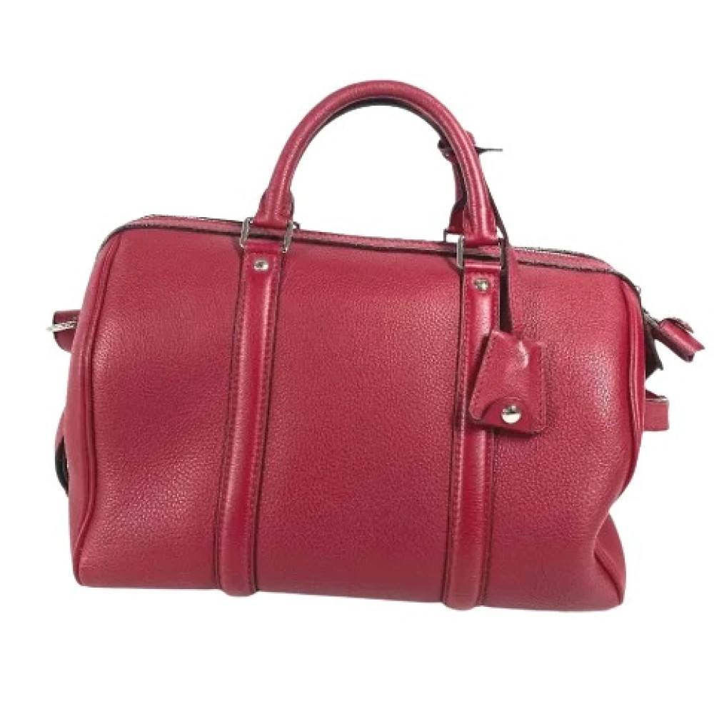 Louis Vuitton Vintage Pre-owned Boston Bag - Vintage - Dame - Rød - ONE SIZE - Uld