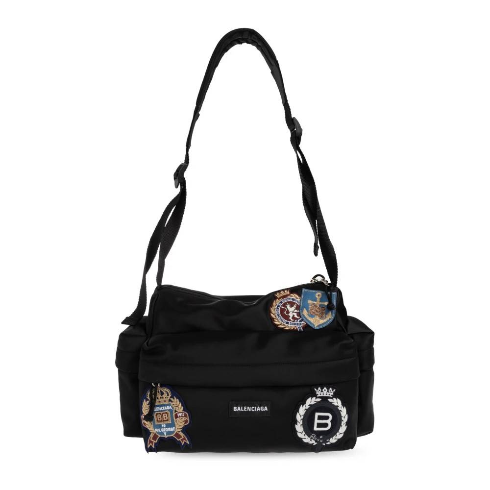 Balenciaga Explorer Medium Bag - Tasker - Herre - Sort - ONE SIZE - Bomuld