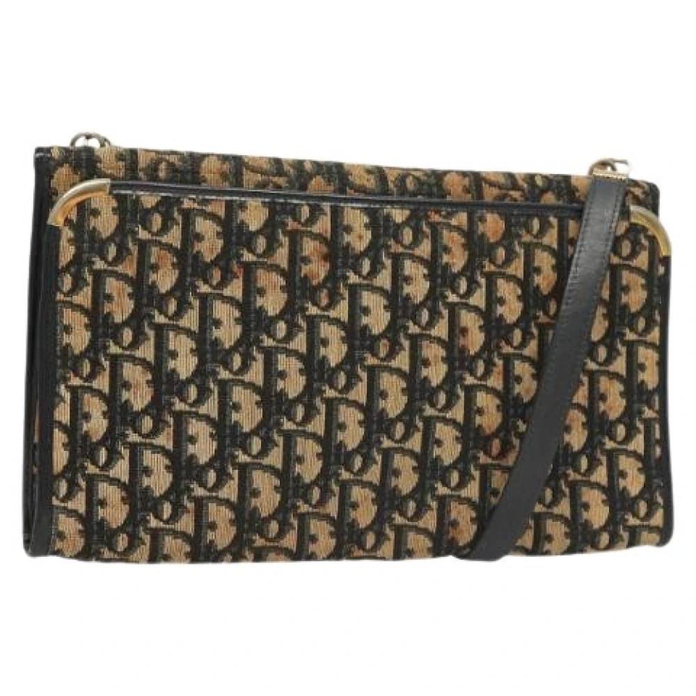 Dior Vintage Pre-owned Vintage Canvas Skuldertaske - Vintage - Dame - Flerfarvet - ONE SIZE - Uld